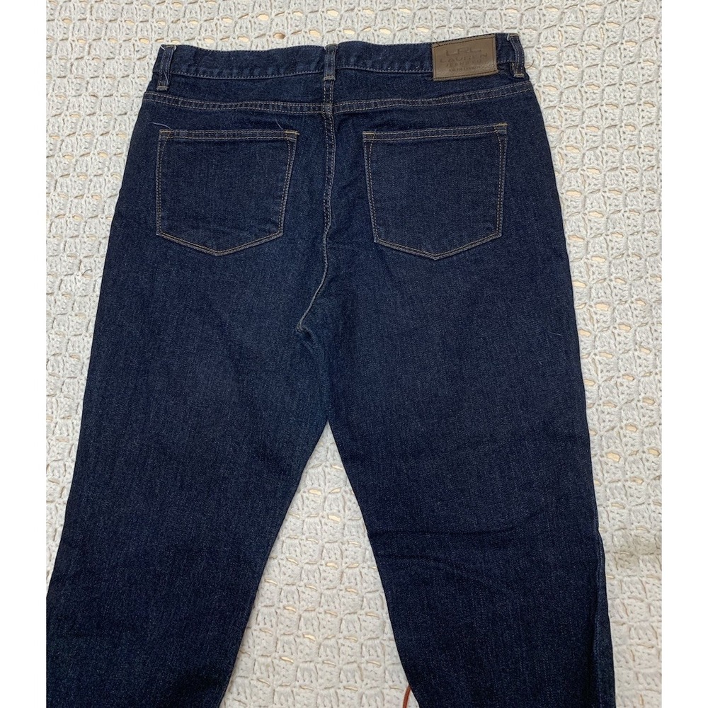 LRL Ralph Lauren Jeans‎ Women's Sz 10 Blue Denim Classic Bootcut W34 L32 Western - Picture 2 of 10